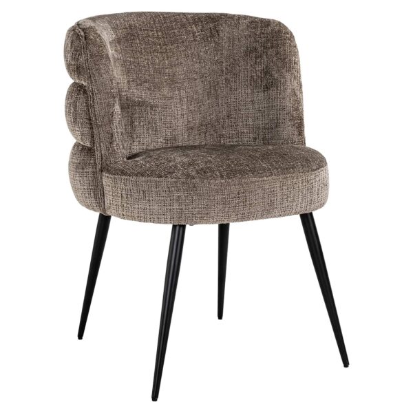 S4745 STONE CHENILLE - Chair Stella stone chenille (Niagara 104 Stone Chenille)