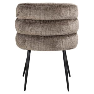 S4745 STONE CHENILLE - Chair Stella stone chenille (Niagara 104 Stone Chenille)