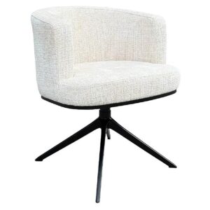 S4749 BEIGE CHENILLE - Swivel chair Cheyenne beige chenille (Niagara 902 beige)