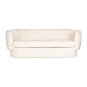 S5132 FR WHITE CHENILLE - Sofa Donatella white chenille fire retardant (FR-Bergen 900 white chenille)