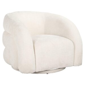 S5145 UNICORN WHITE - Swivel lounge chair Arcus unicorn white (Unicorn 02 white)