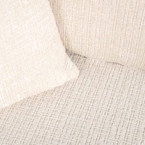 S5147 BEIGE CHENILLE - Sofa Lusso 3-seasts beige chenille (Niagara 902 beige)