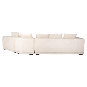 S5149 BEIGE CHENILLE - Sofa Lusso 4-seater beige chenille (Niagara 902 beige)