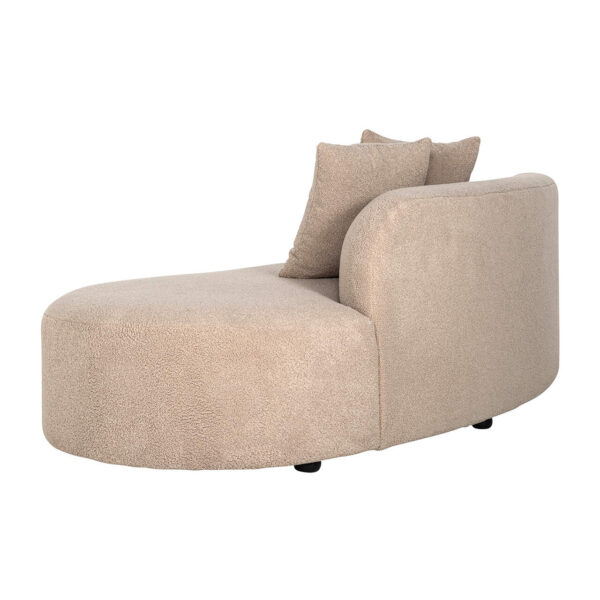 S5200-OTMR SAND FURRY - Sofa Grayson ottoman right sand furry|fully upholstered left (Himalaya 902 sand furry)