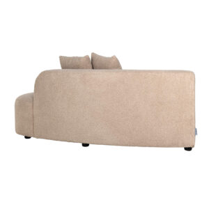 S5200-OTMR SAND FURRY - Sofa Grayson ottoman right sand furry|fully upholstered left (Himalaya 902 sand furry)