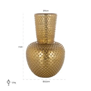 -VA-0248 - Vase Nola (Gold)