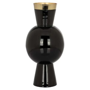 -VA-0301 - Vase Florence (Black/gold)