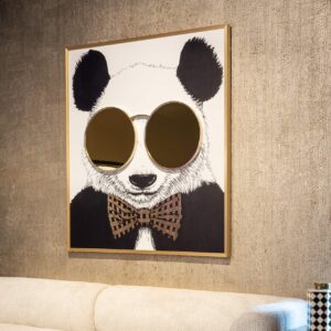 -WA-0005 - Wall art shiny Panda