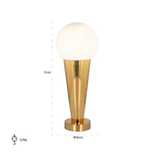 -LB-0174 - Table lamp Cone (Gold)