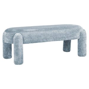 S4744 LIGHT BLUE CHENILLE - Bench Holly light blue chenille (Bergen 602 Light blue Chenille)