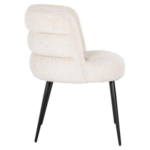 S4745 FR BEIGE CHENILLE - Chair Stella beige chenille fire retardant (Niagara 902 beige)