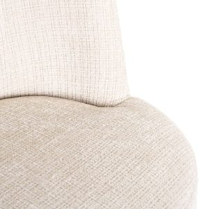 S4745 FR BEIGE CHENILLE - Chair Stella beige chenille fire retardant (Niagara 902 beige)