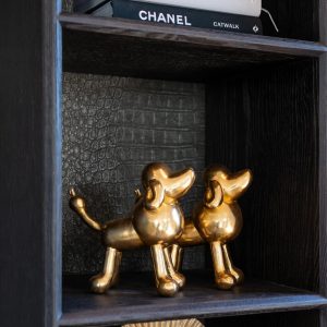 -AD-0026 - Art decoration Dog Miro (Gold)