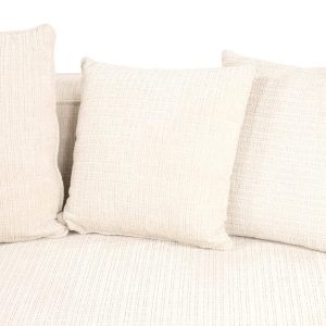 S5148 BEIGE CHENILLE - Corner sofa Lusso beige chenille (Niagara 902 beige)