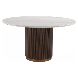 7776 - Dining table Mayfield 140Ø (Brown)