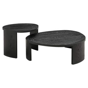 7981 - Coffee table Navarino set of 2 (Dark coffee)