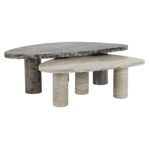 8691 - Coffee table Nazario set of 2 (Brown)