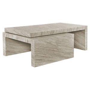 8692 - Coffee table Novaz set of 2 (White)