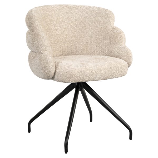 S4629 CREAM UNICORN - Swivel chair Kayla cream unicorn (Unicorn 11 cream)