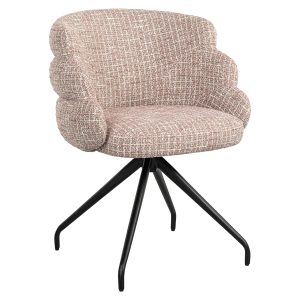 S4629 TRENDY ROSE - Swivel chair Kayla trendy rose (Be trendy 1673 rose)