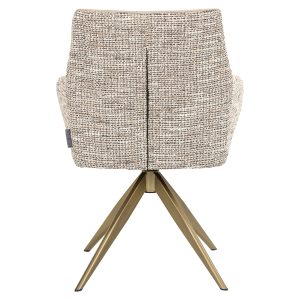 S4762 TRENDY NATURE - Swivel chair Lisonne be trendy nature / khaki velvet (Be Trendy 01 Nature)