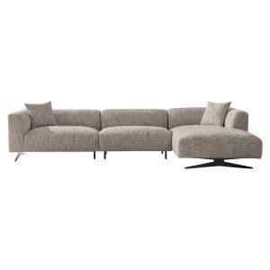 S5171 TRENDY NATURE - Sofa Hoxton 3-seater + lounge right (Be Trendy 01 Nature)