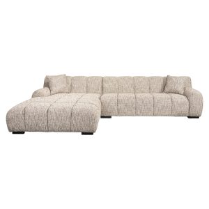 S5177 TRENDY NATURE - Sofa Hazel 3-seater + lounge left trendy nature (Be Trendy 01 Nature)