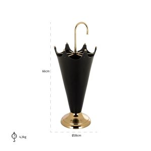 -US-0001 - Umbrella stand Jytte (Black)