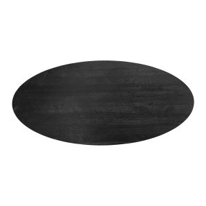 6044 TOP - Dining table top Watson oval 235 (Black)