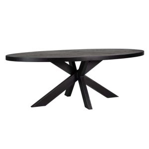 6046 - Dining table Watson 235 incl. spider leg black (Black)