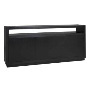 6500 BLACK - Sideboard Oakura 3-doors (Black)