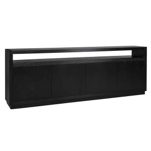 6501 BLACK - Sideboard Oakura 4-doors (Black)