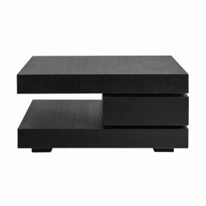 6505 BLACK - Coffee table Oakura blok C (Black)