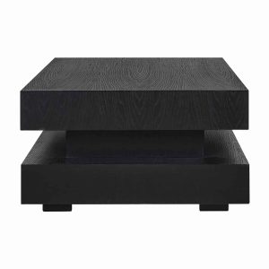 6506 BLACK - Coffee table Oakura blok H (Black)