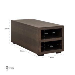 6524 BROWN - Sofa element Oakura (Brown)