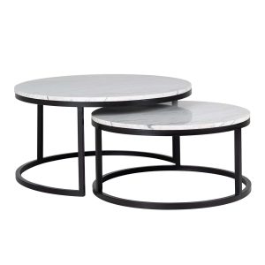 7051 - Coffee table Lexington set of 2 (White)