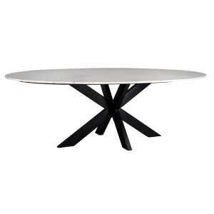 7061 - Dining table Lexington oval 230  (White)