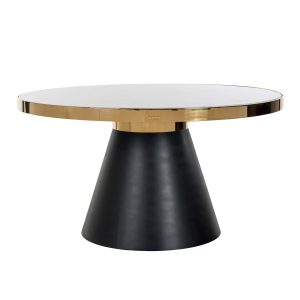 7362 - Dining table Odin 140Ø  (Gold)