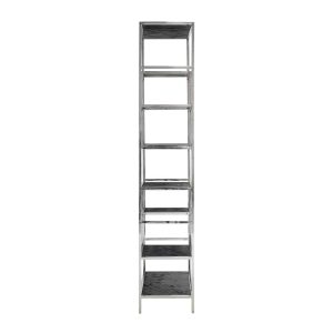 7409 - Display cabinet Blackbone silver (Black rustic)