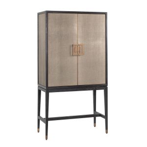 7520 - Bar Cabinet Bloomville 2-doors (Gold)