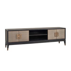 7522 - TV cabinet Bloomville 4-doors (Gold)