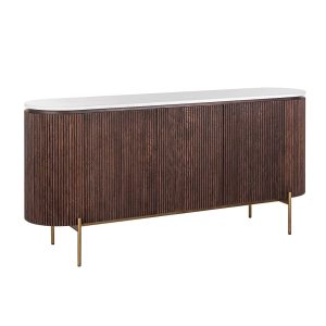 7565 - Sideboard Barkley 3-doors (Brushed Gold)