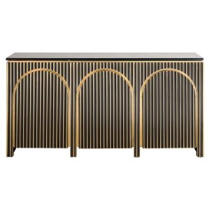 7569 - Sideboard Les Arcs 3-doors (Brushed Gold)