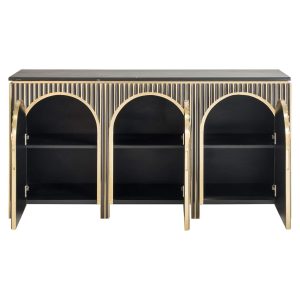 7569 - Sideboard Les Arcs 3-doors (Brushed Gold)