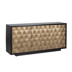 7584 - Sideboard Esher 3-doors (Black)