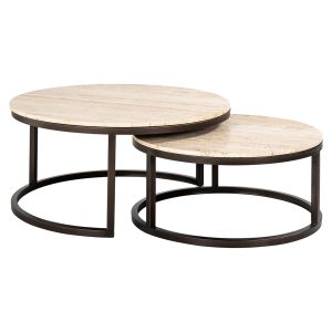 7662 - Coffee table Avalon set of 2 (Bronze)