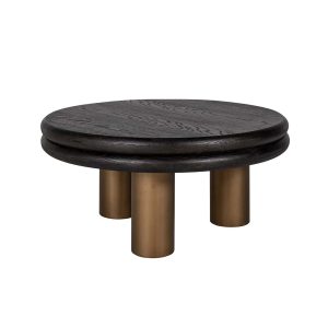 7712 - Coffee table Macaron (Black rustic)