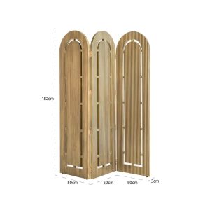 7820 - Roomdivider Macallen Brass finish painted (Brushed Gold)