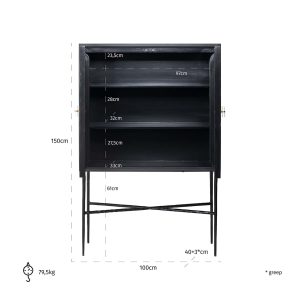 7843 - Cabinet Rostelli 2-doors