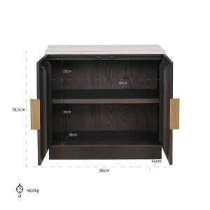 7875 - Sideboard Claremont 2-doors (Brown)